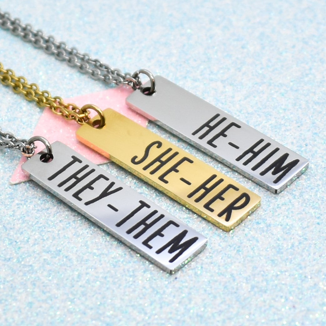 Audacious, Pronoun Necklace