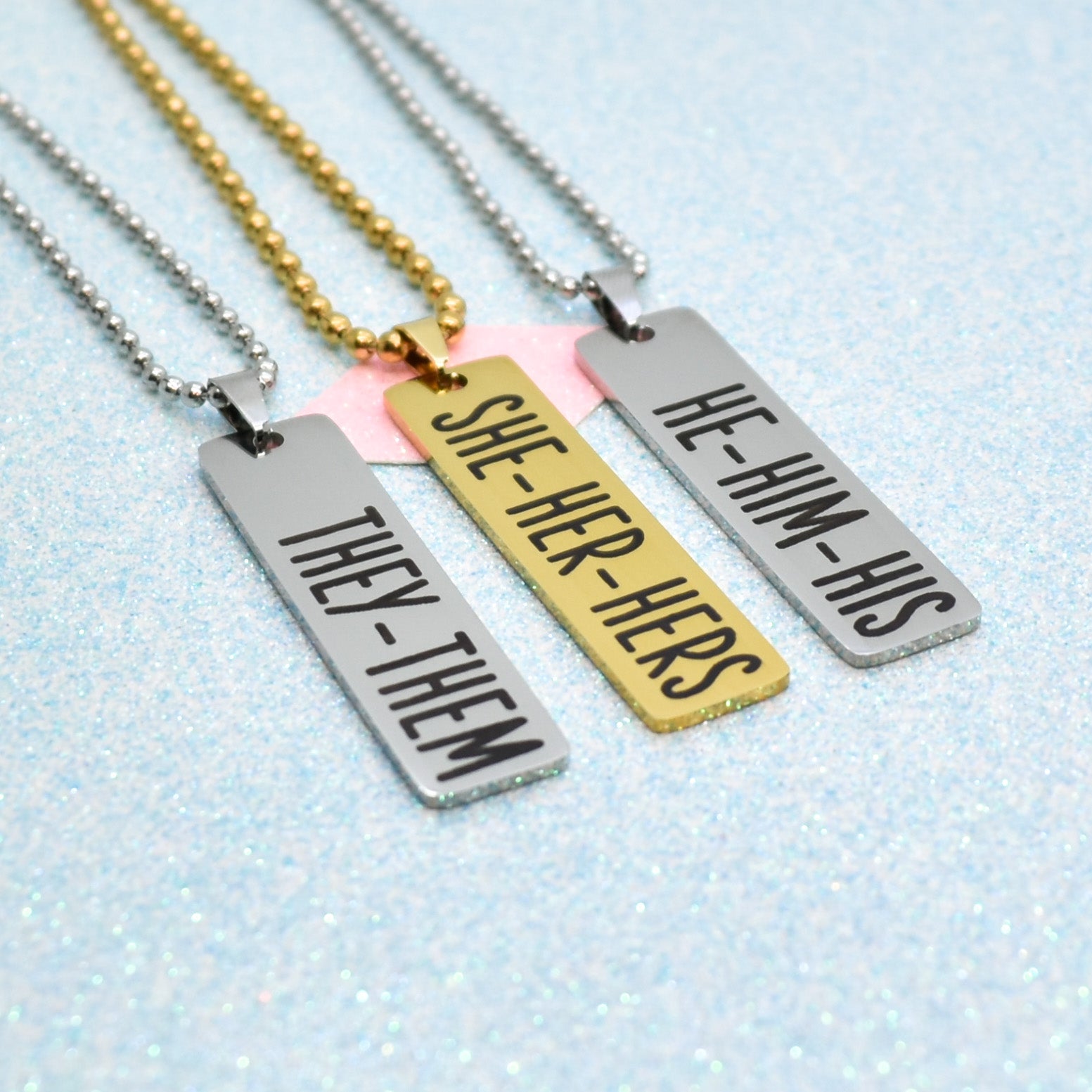 Extreme, Pronoun Necklace