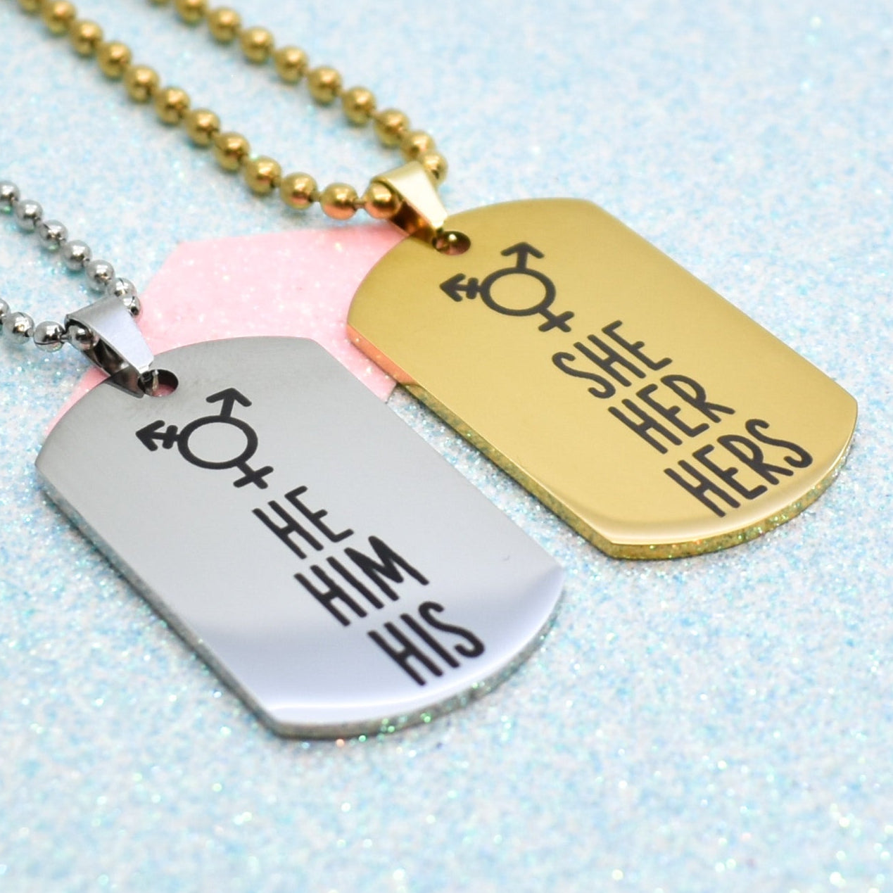 Brash, Pronoun Necklace