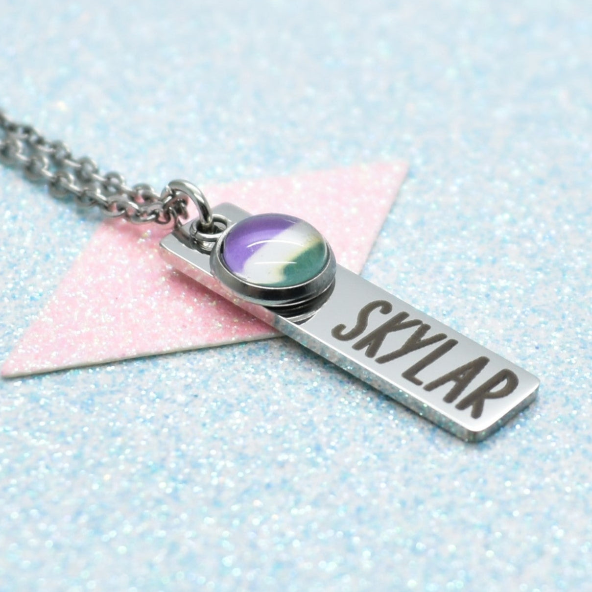 Virtuous, Gender Queer Necklace