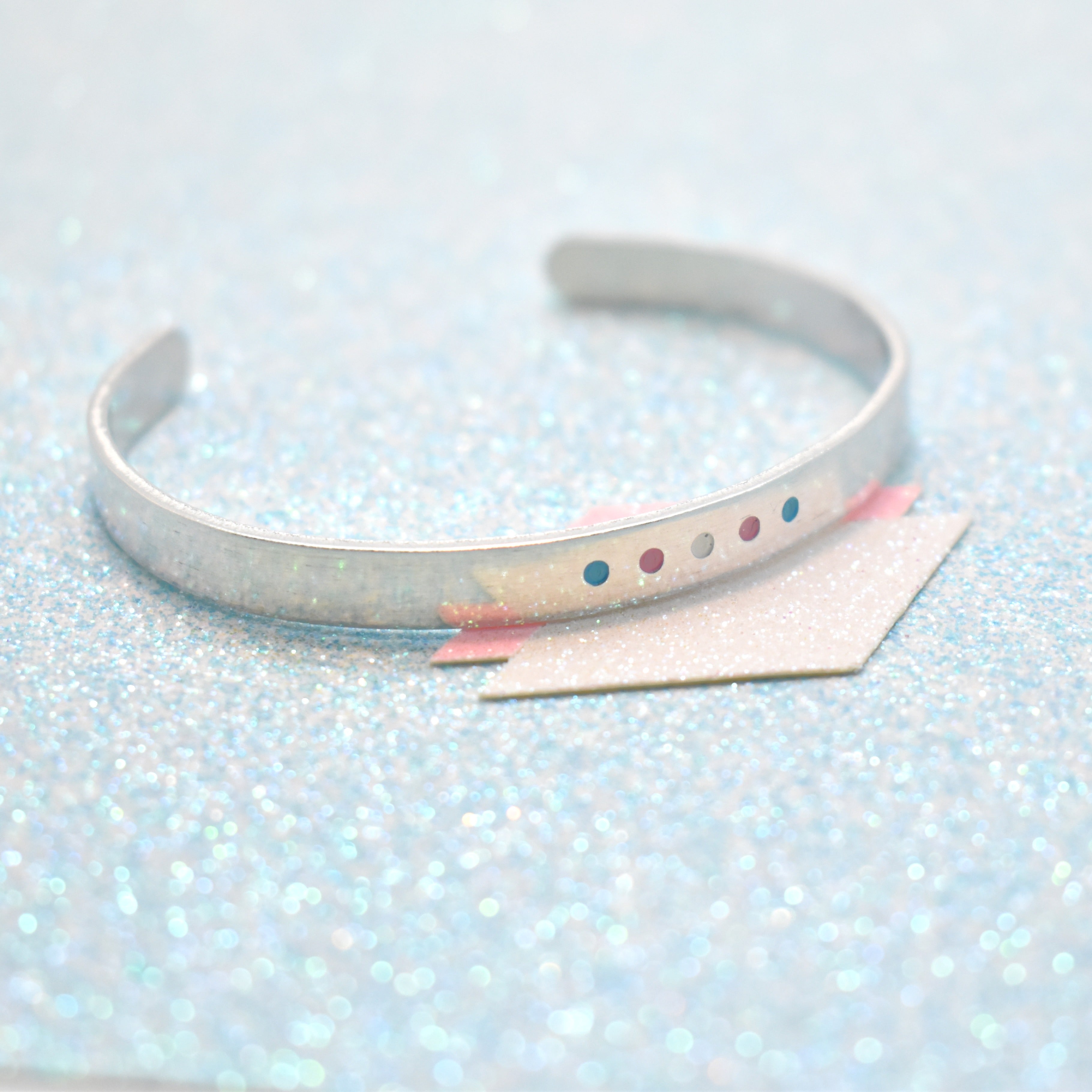Minimalist Transgender Pride Bracelet